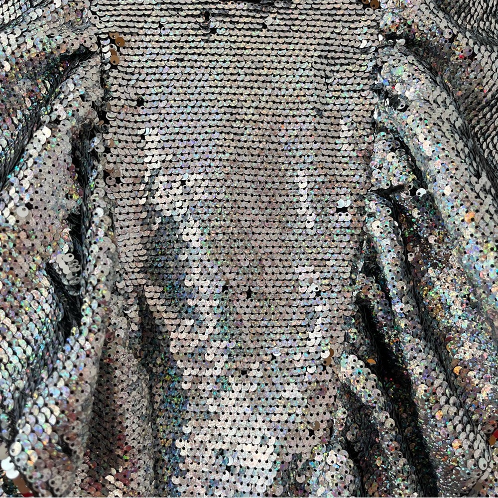 NWT Manoush silver sequin top 36 - Picture 7 of 14